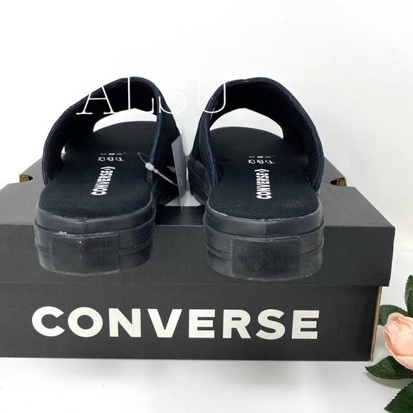 🌸Spring Sale🌸 Converse One Star Sandal Slip Suede Black Womens Size 564149C - Picture 5 of 8